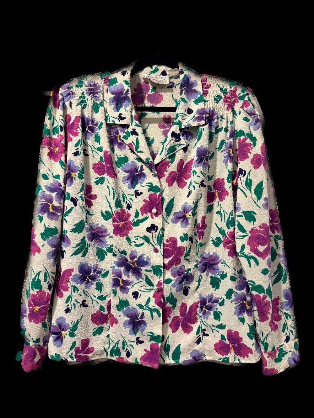 Vintage Peters & Ashley Vintage Floral Blouse Ladies Size 12